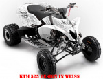 Nitro White, Fire Color = Design color for KTM Quad SX/XC 450/505/525